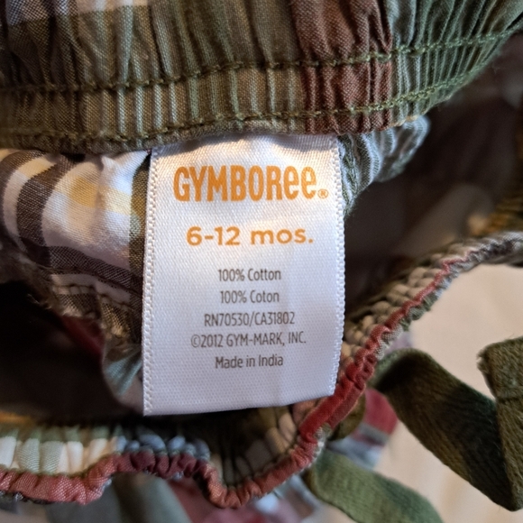 Gymboree boys 6-12 months patchwork shorts 2012 Outback Adventure - Picture 3 of 3